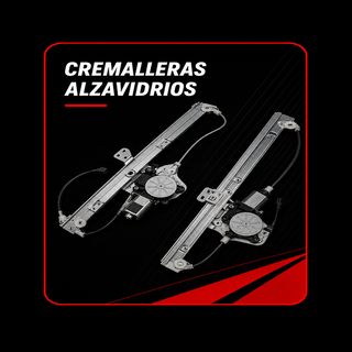 Cremalleras Alzavidrio