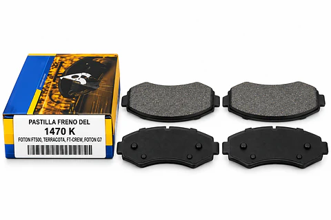 Pastilla De Freno Delantera 1470 K Para Foton G7 Terracota FT500 Ft Crew Pesada De Pickups