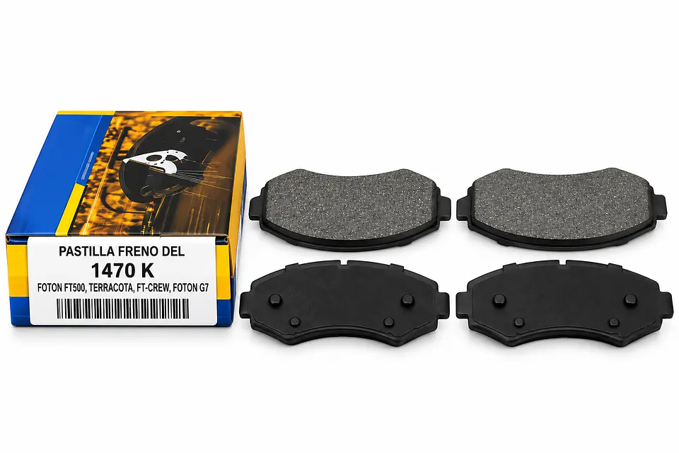 Pastilla De Freno Delantera 1470 K Para Foton G7 Terracota FT500 Ft Crew Pesada De Pickups 1