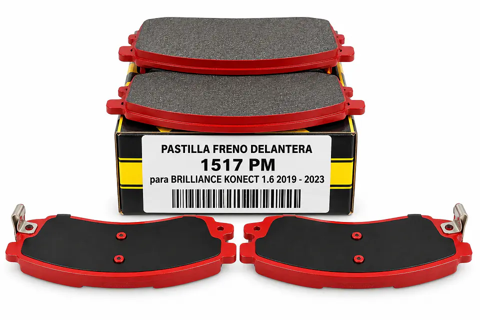 Pastilla De Freno Delantera 1517 Pm Para Brilliance Konect 1.6 1