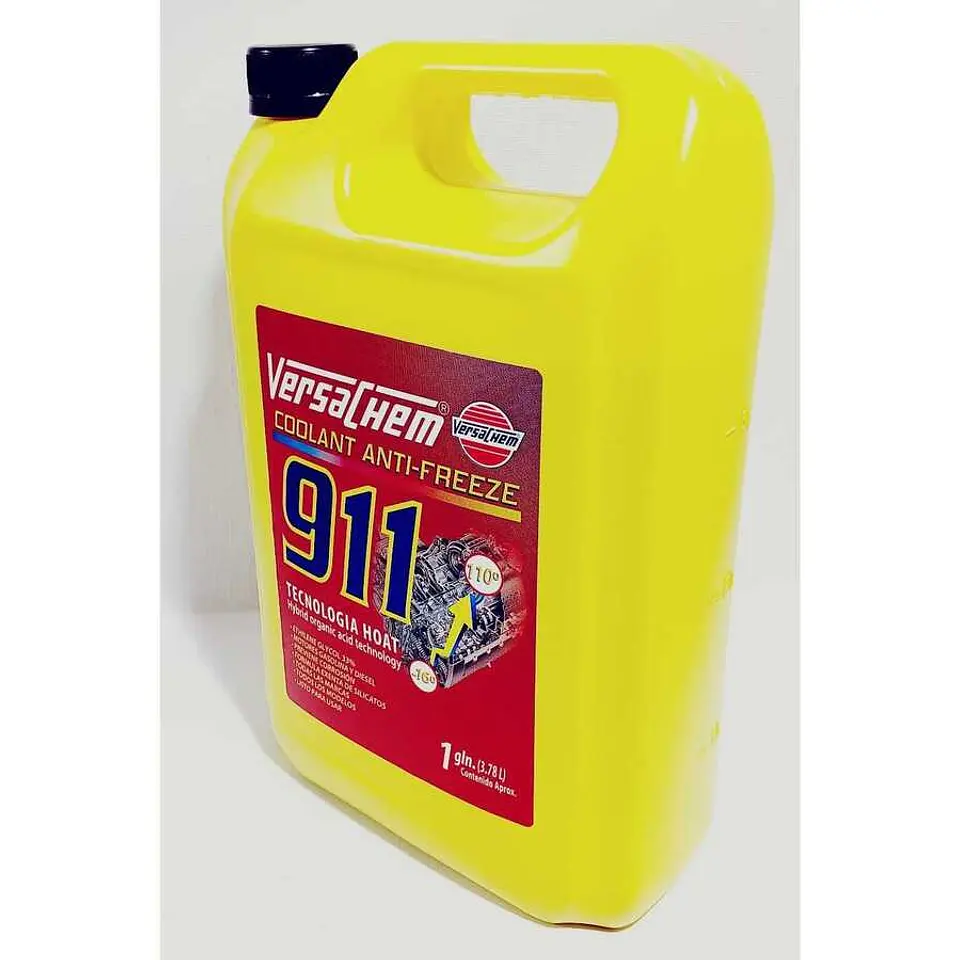 Coolant Anticongelante 911 Al 33% (3.7 Litros) Verde Versachem 2