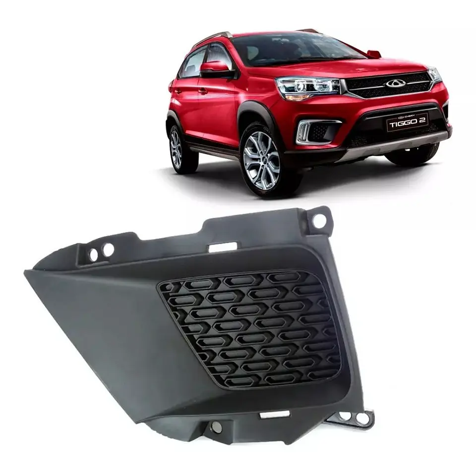 Tapa Bisel Neblinero Delantero Izquierdo (Lh) Negro Para Chery Tiggo 2 1