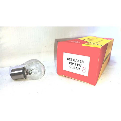 Ampolleta Halogena 12v 21w BA15S S25 (Unidad)