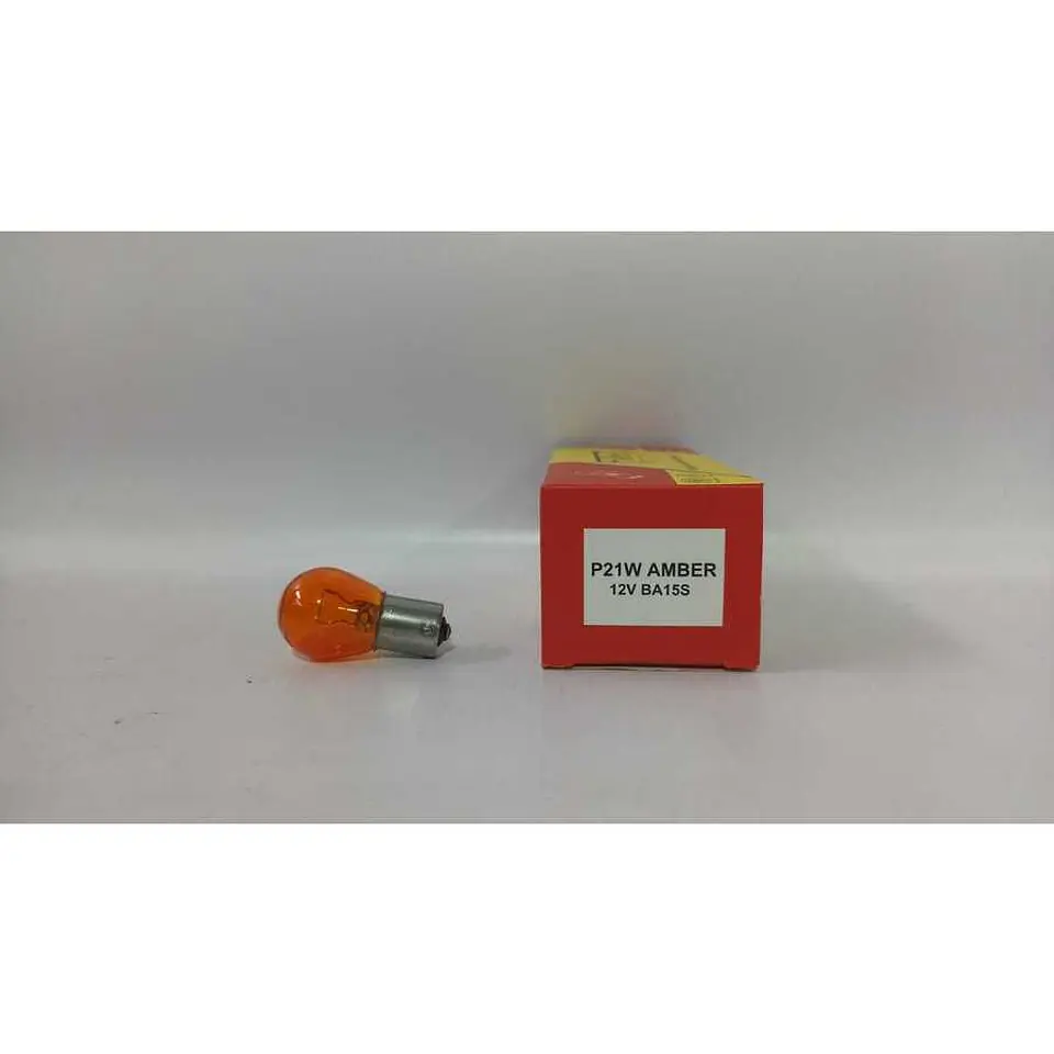 Ampolleta Halogena Ambar 12v 21w P21W BA15S 4