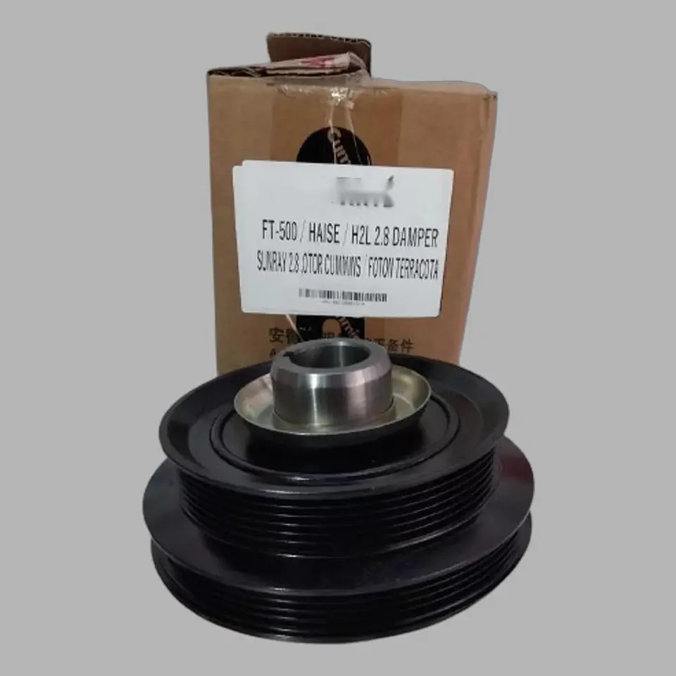 Damper Polea Cigueñal Para JAC Sunray 2.8 Motor Cummins Foton Terracota FT500 2.8 Jinbei Haise Brilliance H2L 2.8 1