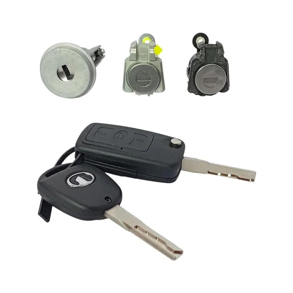Chapa Contacto Completa (Modulo - Cilindros Puerta - Llaves) Para Great Wall C10 1