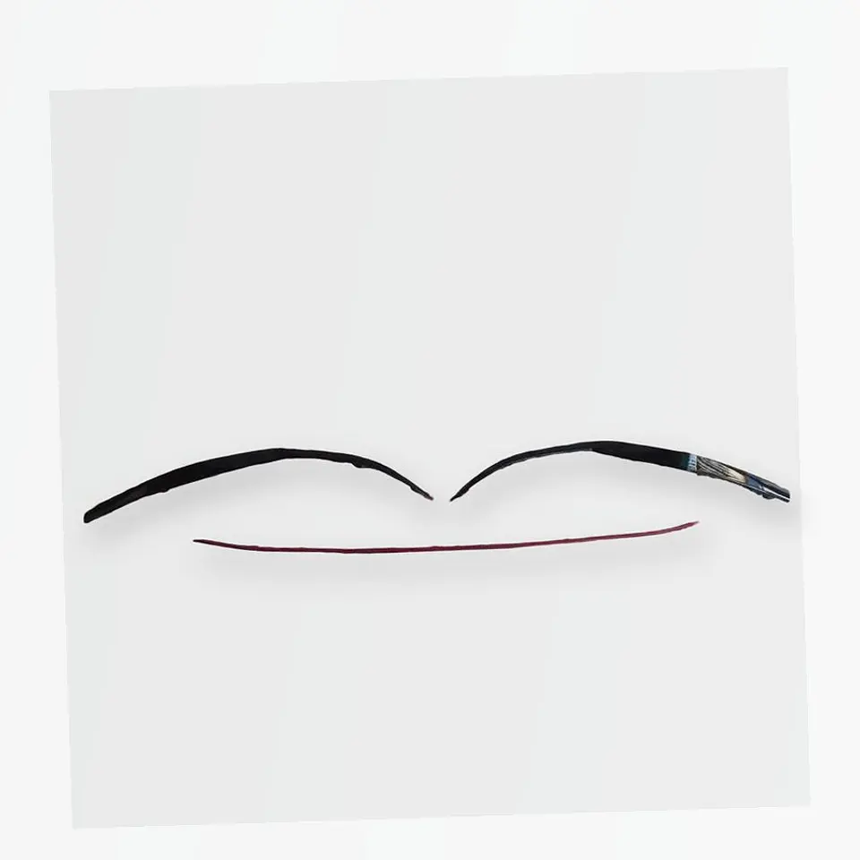 Moldura Inferior ( Rh - Lh ) Negra Con Moldura Inferior Roja Parachoque Delantero Inferior Chery Tiggo 7 Pro 1.5 2021-2026 1