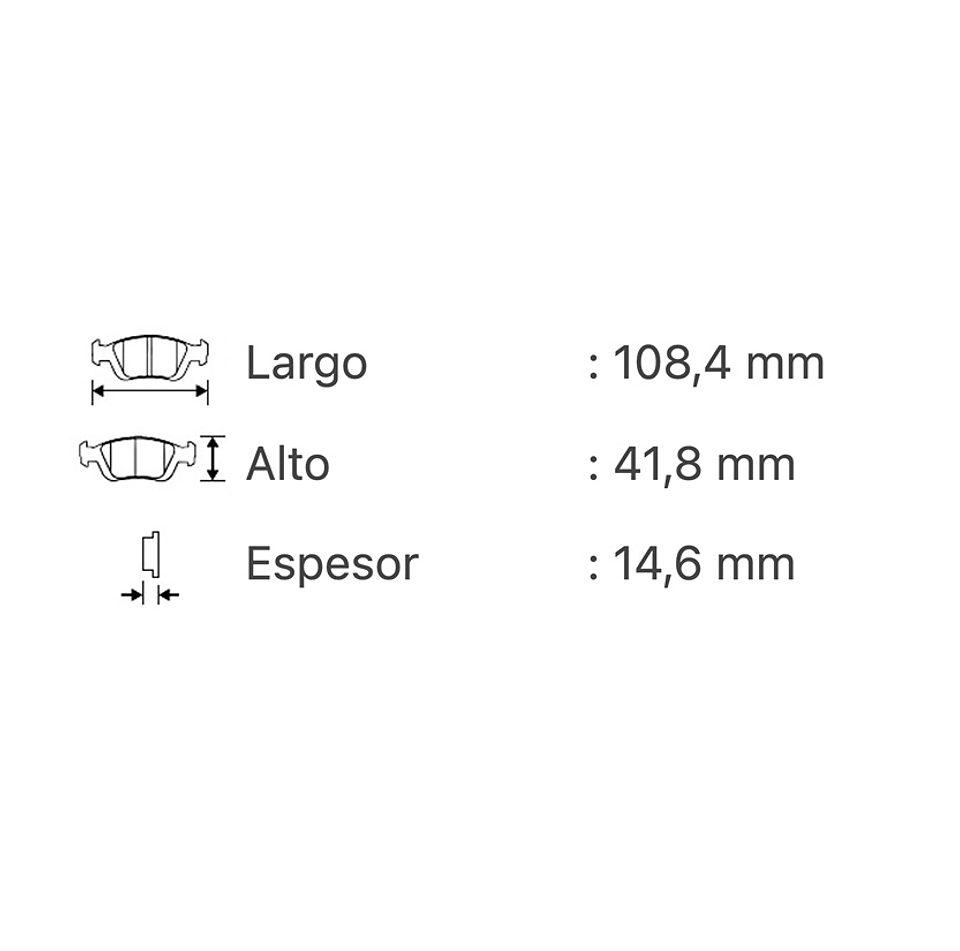 Pastillas de Frenos SUZUKI ALTO -2005-2010-DELANTERAS 3