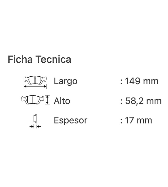 Pastillas de freno SSANGYONG-REXTON-2002-2017 DELANTERAS - 