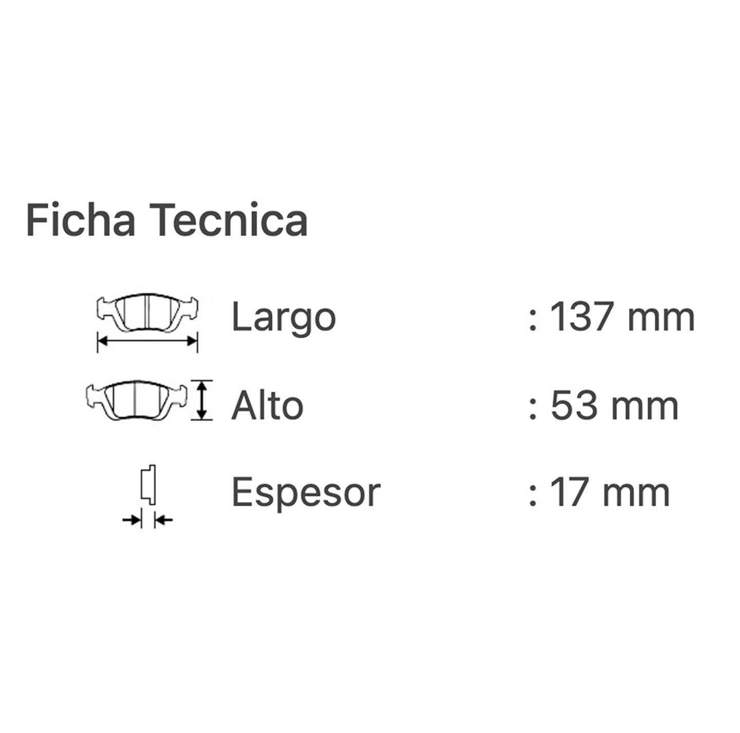 Pastillas de freno Hyundai SONATA 1.8/2.0/2.4/2.5/3.0- 1989-2001 Delanteras 3