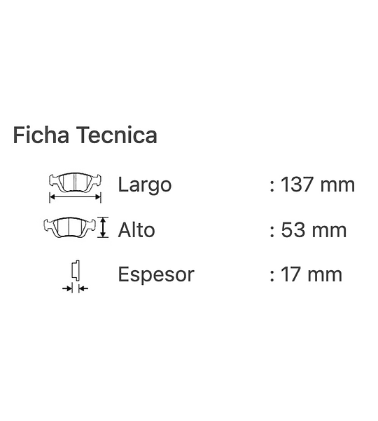 Pastillas de freno Nissan Primera- 1996-2002 Delanteras - 