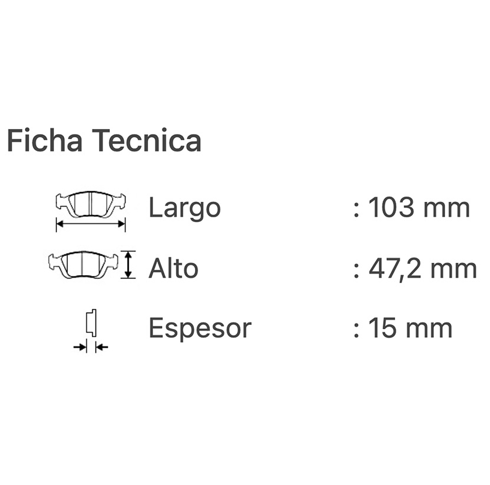 Pastillas Freno Traseras Nissan QASHQAI 2015-2019 3