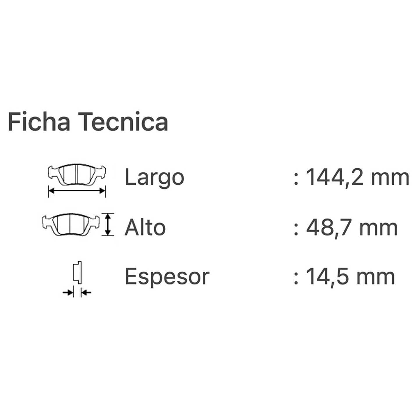 Pastilla delantera NISSAN NOTE 2005 -2013 3