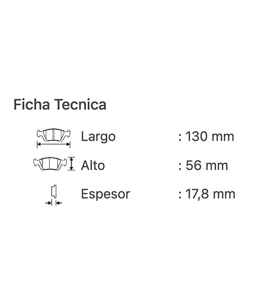 Pastillas de freno Delanteras KIA  RIO 2006 2011  - 