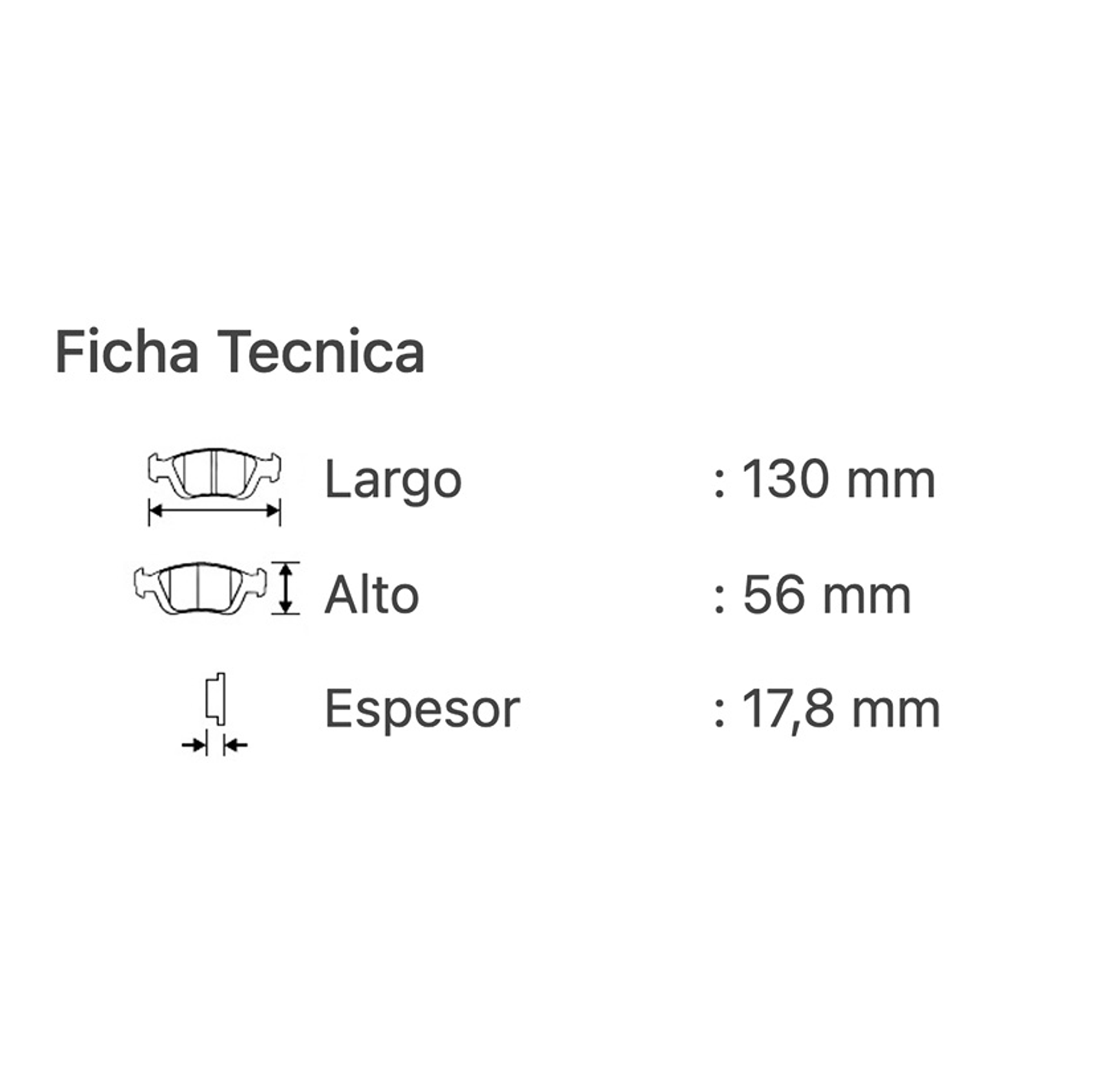 Pastillas de freno Delanteras KIA  RIO 2006 2011  3