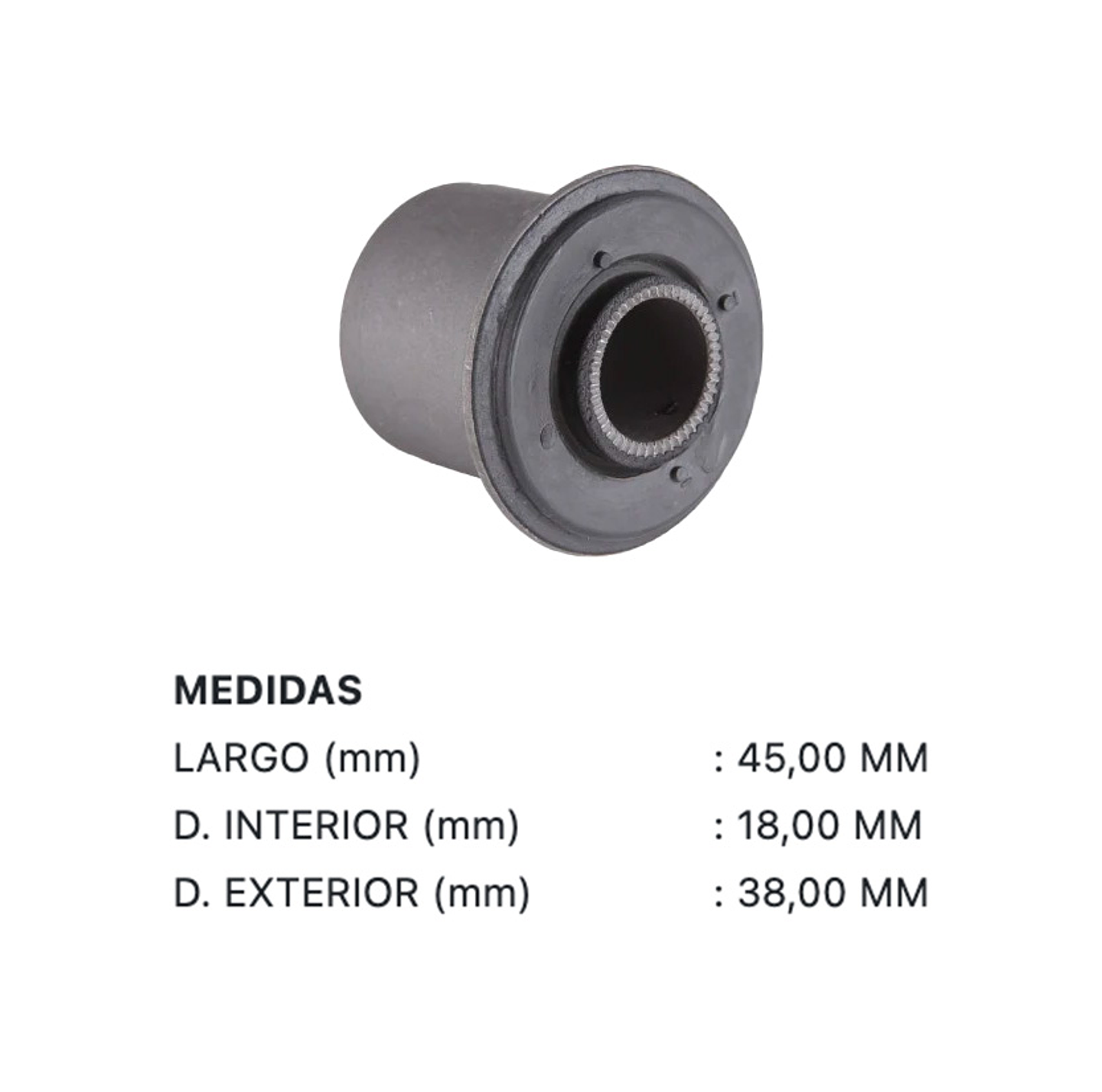 Kit bujes bandeja Superior Chevrolet Luv Año 89-06 Corea 2