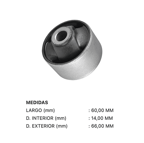 Kit Buje kia Cerato Bandeja Delantera 08-13 Calidad Original 