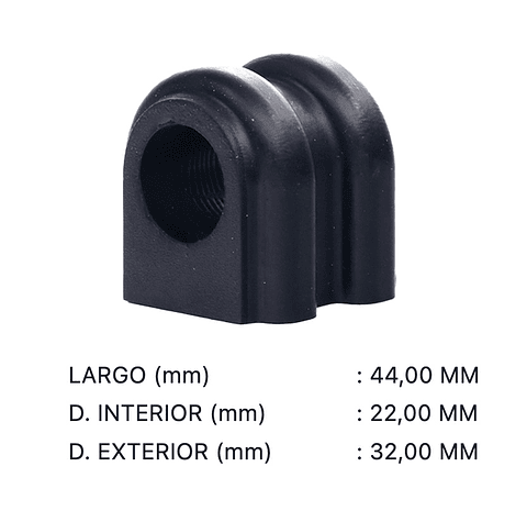 Kit Gomas de barra estabilizadora kia Cerato  08-13 Original