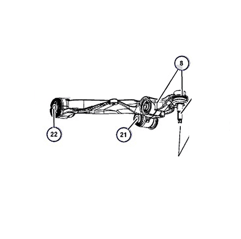 Kit Bujes de Bandeja Inferior Dodge Dakota/05-11/ Originales
