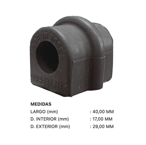 KIT Bujes Barra Estabilizadora Delantera Aveo O2-12