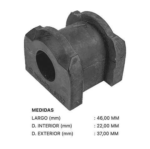 Bujes Barra Estabilizadora Mitsubishi Outlander | 2006-20011