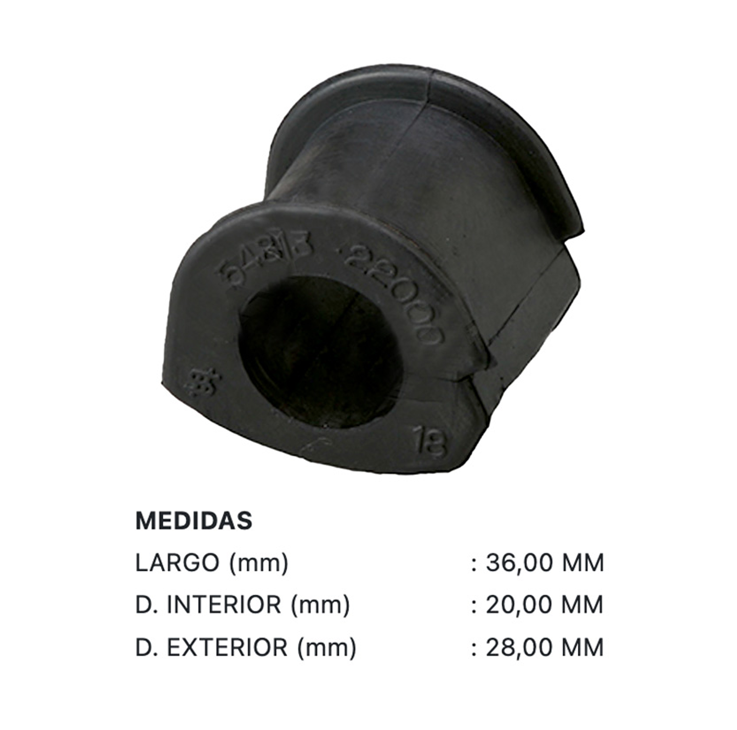 Hyundai Accent 1994-1999 Kit Gomas Barra Estabilizadora  2