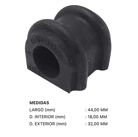 Kit Gomas Barra Estabilizadora Hyundai i10 /2008-2013