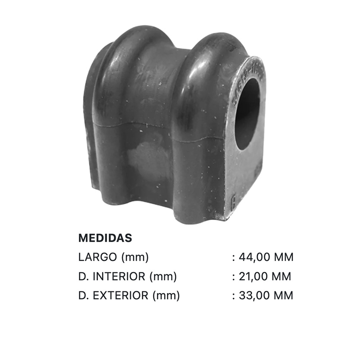 Hyundai Accent 2006-2011 Kit Gomas Barra Estabilizadora  2