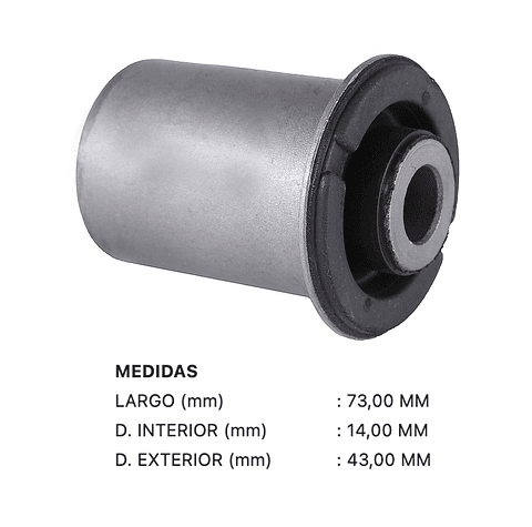 Kit Bujes Bandeja Inferior Nissan Navara 05/15 Japon 