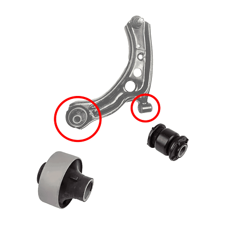 Kit Bujes Bandeja Delantera Toyota Yaris 2013-2017 Japones