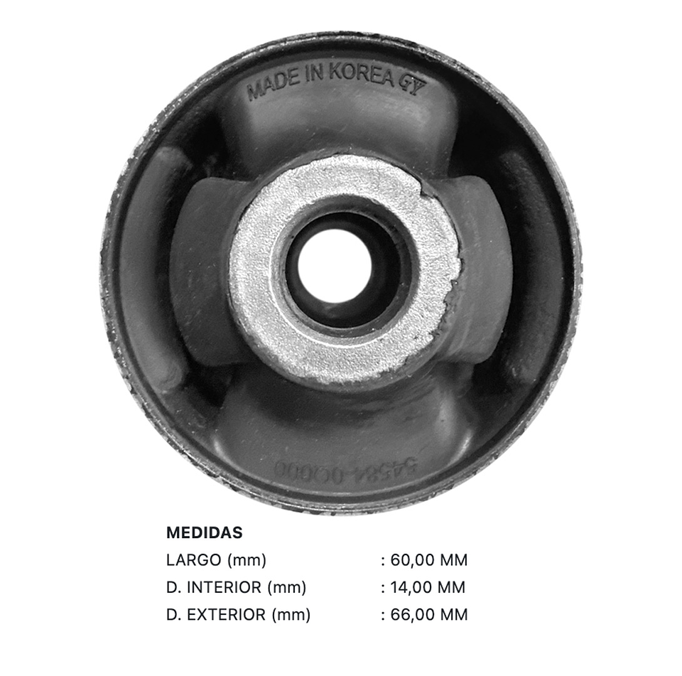 Bujes Bandeja Delantera Hyundai Elantra 2006-2009 3