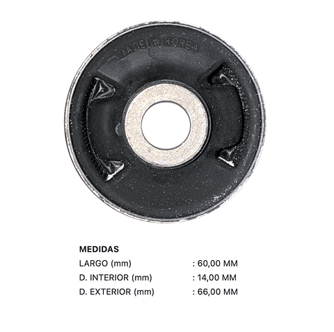 Bujes Bandeja Delantera Hyundai Santa Fe 2006-2011 Corea