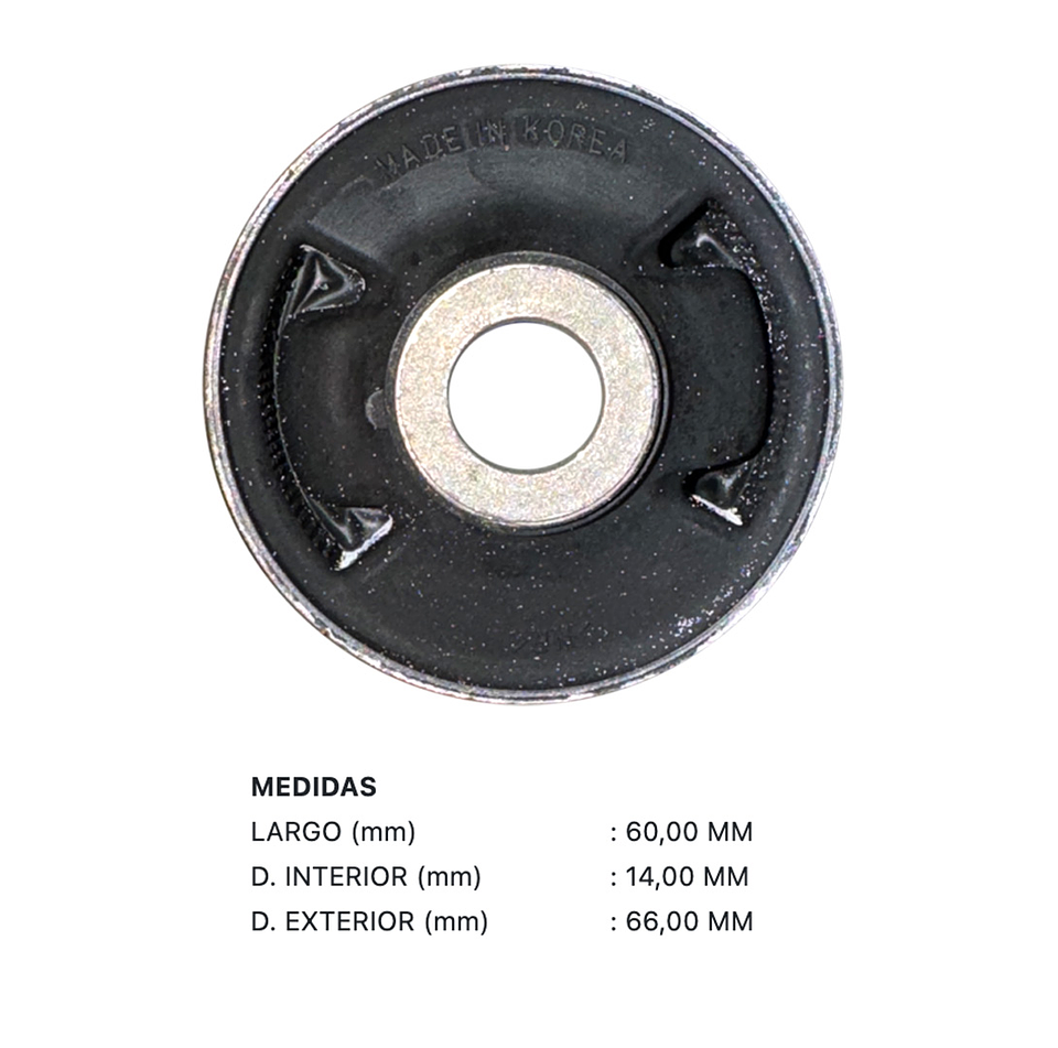 Bujes Bandeja Delantera Hyundai Santa Fe 2006-2011 Corea 2