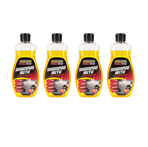Shampoo Para Autos Medio Litro Motorlife Ultra Brillante