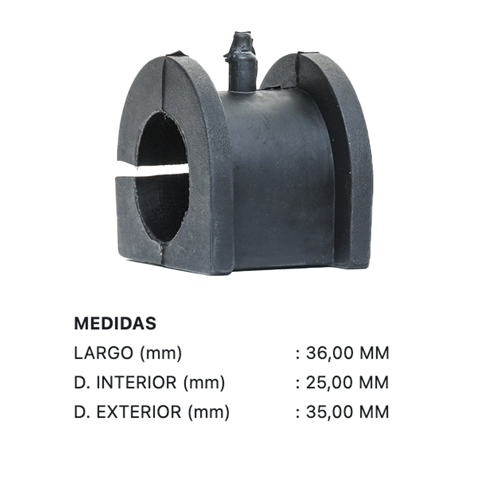 Gomas Barra Estabilizadora Mitsubishi lancer 1.6 4g18 2006-2010 2