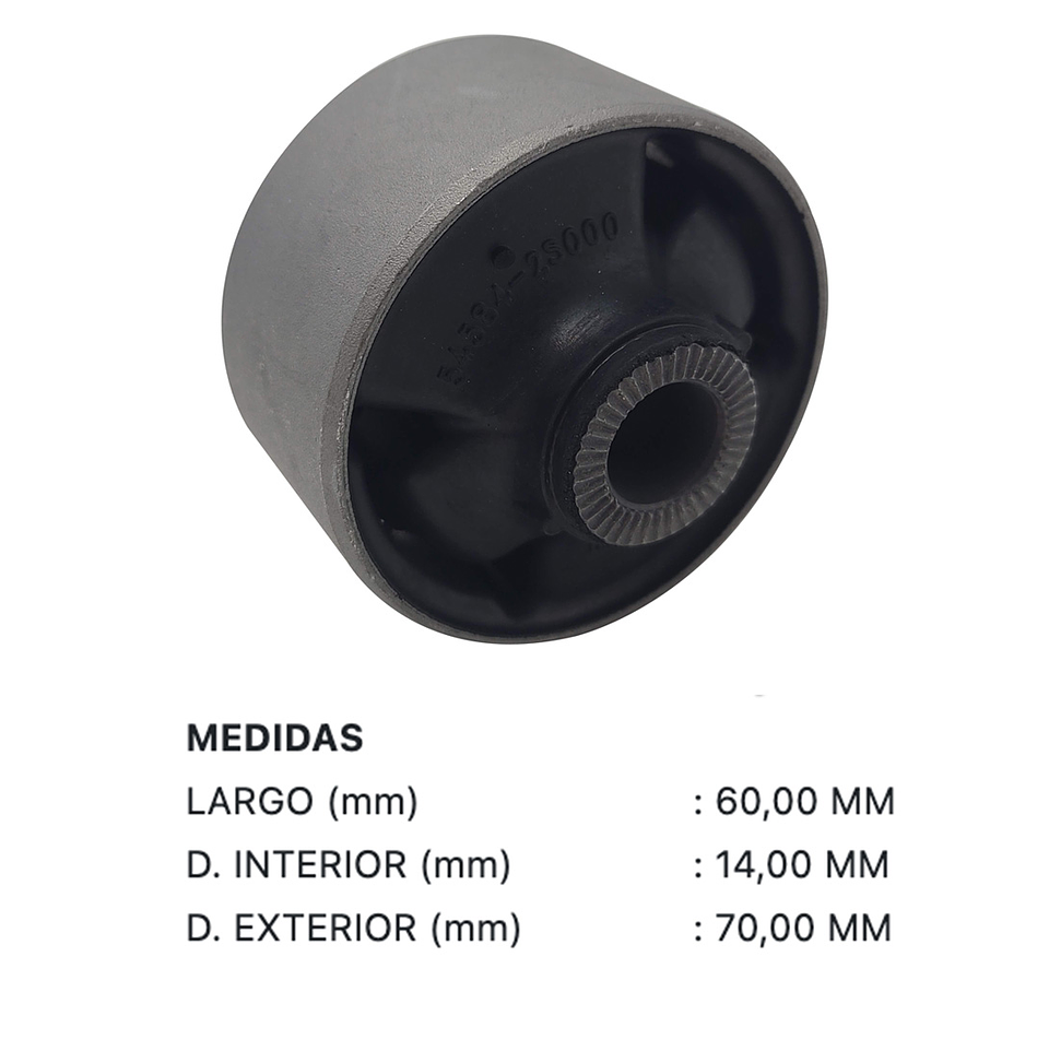 Bujes de bandeja Kia Cerato 2015-2018 Calidad Original 2