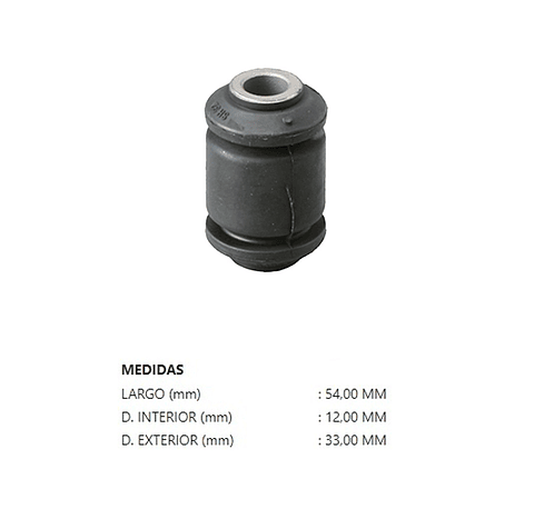 Bujes Bandeja Delantera Hyundai Accent RB 2011- 2020