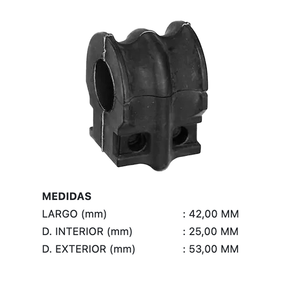 Gomas de barra Estabilzadora Nissan Muran z-51 2008 2017 3