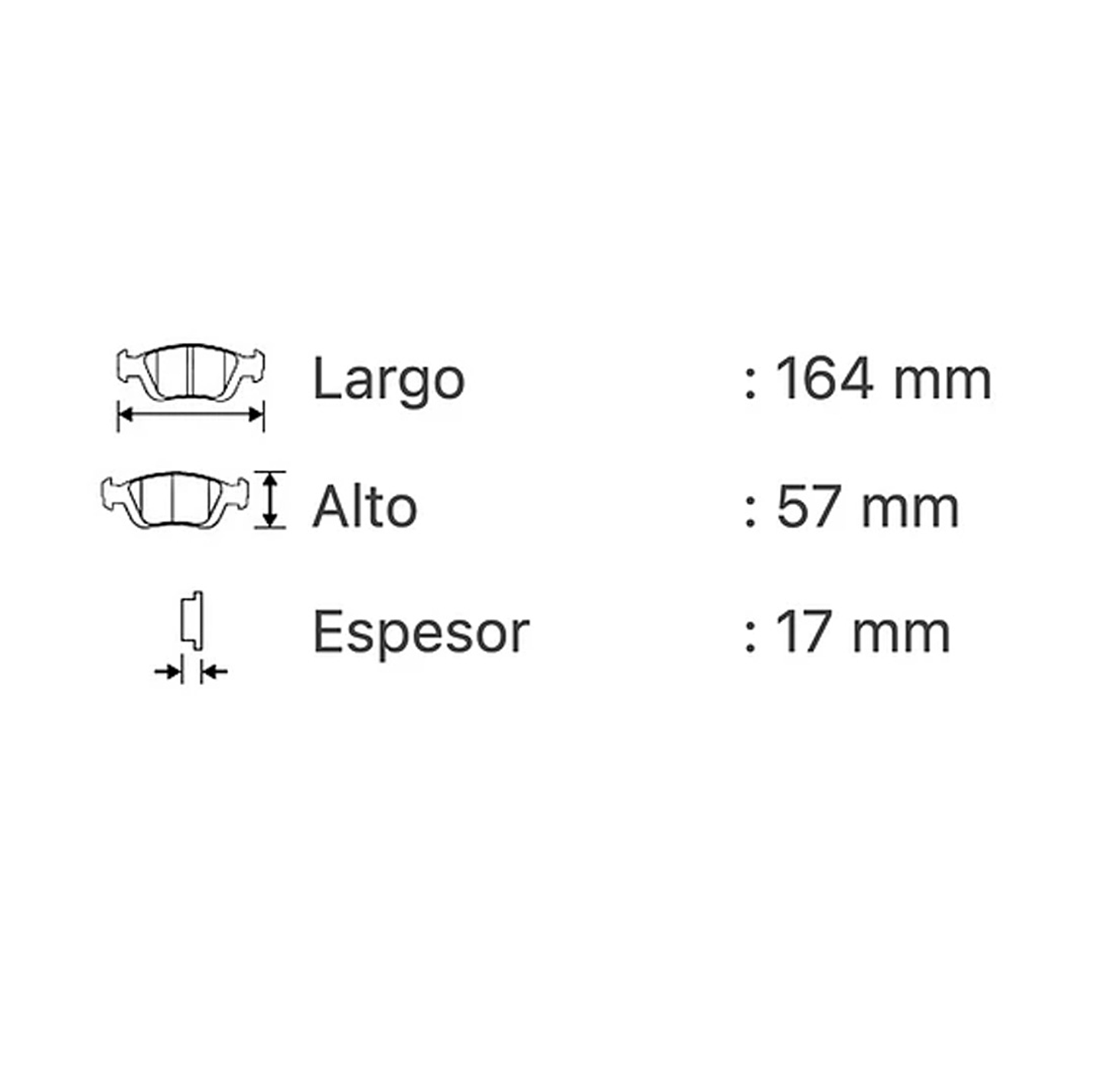 ZNA Oting 2012 2013 Pastillas de freno Delanteras 3