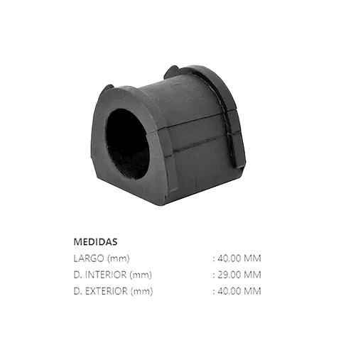 Gomas de Barra Estabilizadora Montero Sport 1997-2010 Japon