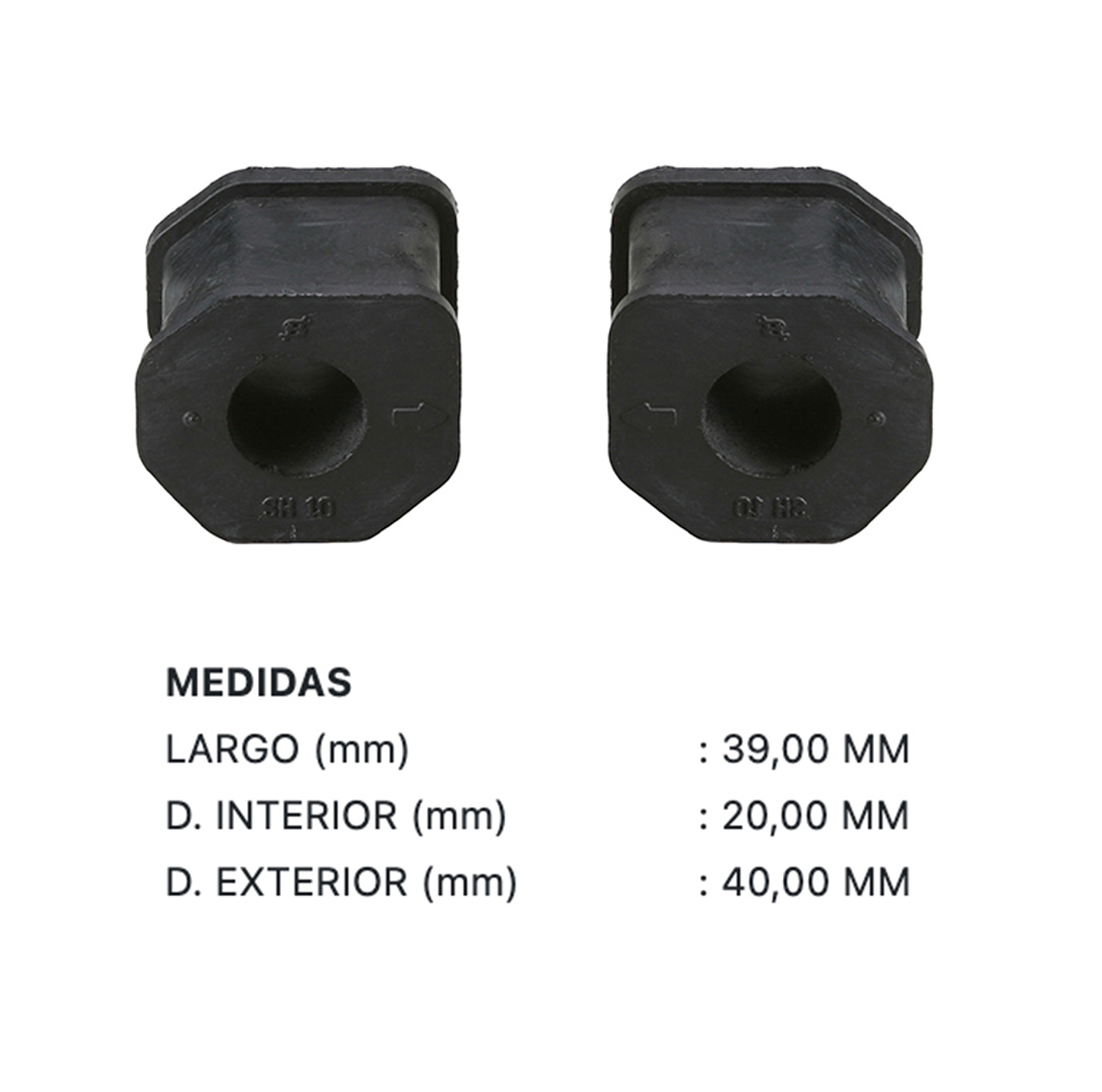 Mitsubishi Montero Sport  2000-2010  Gomas Lateral Estabilizadora Corea 2