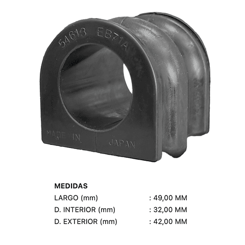 Gomas de Barra estabilizadora  Nissa Pathfinder 2005-2012 japon