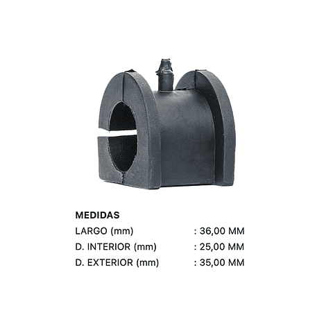 Goma Barra Estabilizadora Mitsubishi Outlander 2001-2010