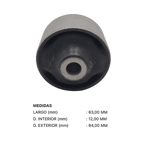 Bujes bandejas Hyundai Santa Fe 2000-2006 Calidad Original