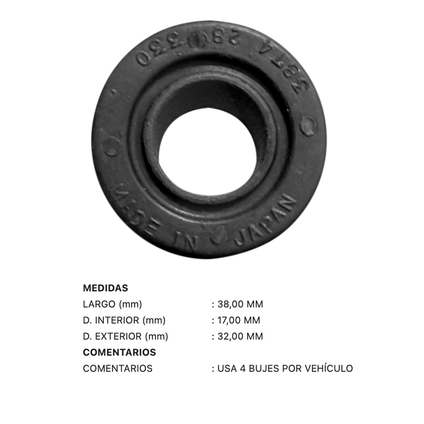 Kia Frontier 1997-2012 Gomas paquete Resorte  2