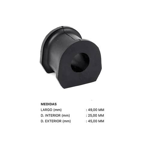 Goma Barra Estabilizadora Mitsubishi L200 / Katana 2007-2015 Ashiori