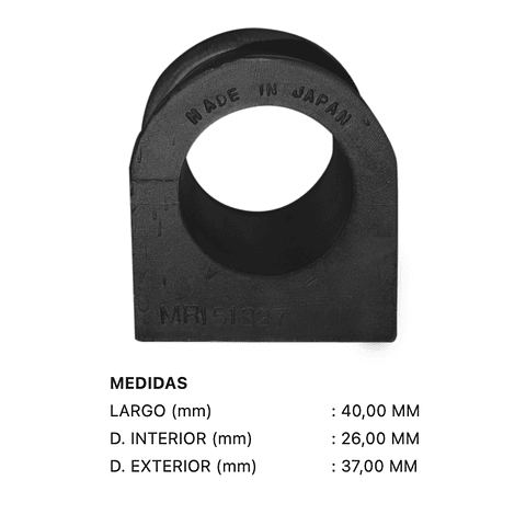 Goma Barra Estabilizadora Central Mitsubishi L200 Katana 1999-2006 Japon