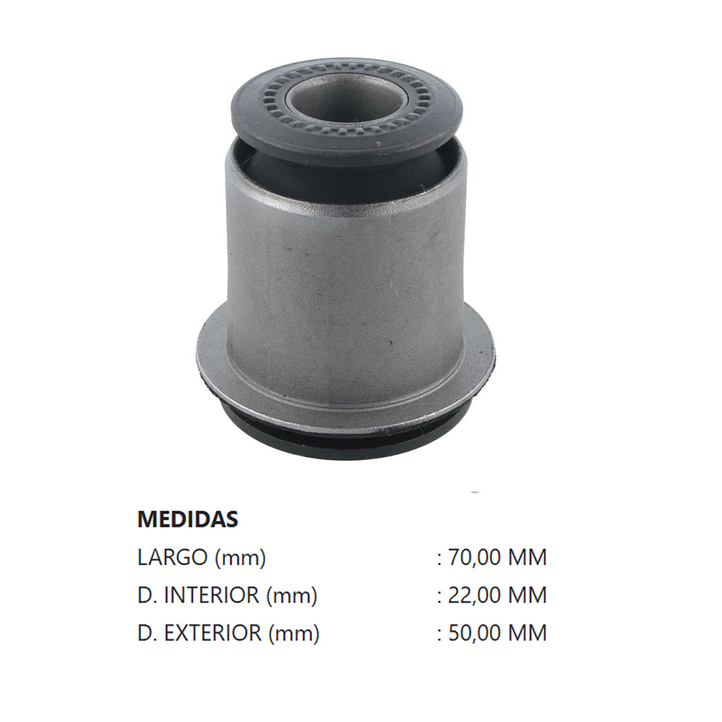 Bujes de Bandeja Inferior Terada Toyota Prado 2011-2014 | OEM 48654-60050 y 48655-60050 2