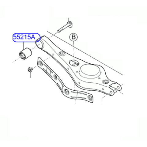 Bujes de Bandeja Inferior Trasera CTR para Kia Carnival 2016 - Pack x2
