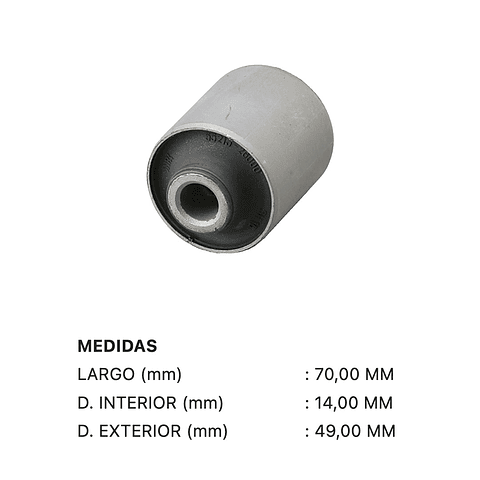 Bujes de Bandeja Inferior Trasera CTR para Hyundai Elantra 2007-2010 - Pack x2